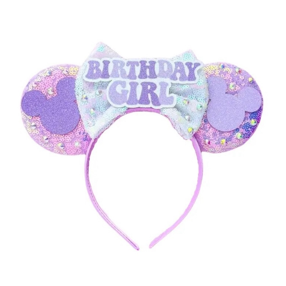 Mickey Mouse Themed Headband | Bow Minnie Sequin| Multi Colored | Birthday
